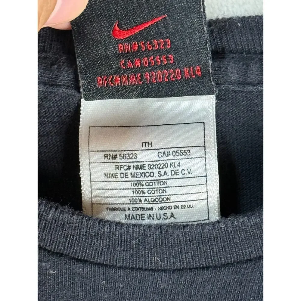 Vintage Jordan Brand 23 Two Three Black Shirt Size Adult XL